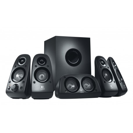 PARLANTE LOGITECH (Z506) 5.1 75 WATTS SONIDO PLANO 5EN1 NEGRO