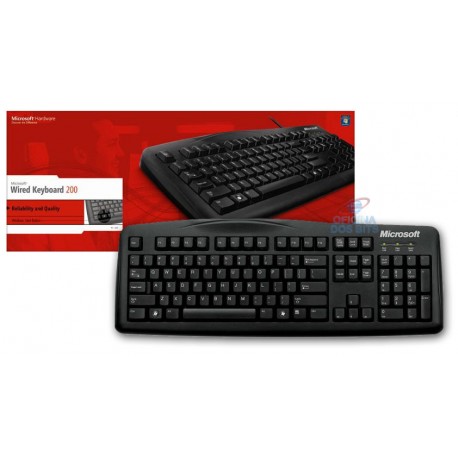 TECLADO MICROSOFT WIRED 200 ESPAÑOL USB