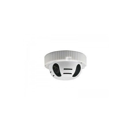 CAMARA DE SEGURIDAD DETECTOR DE HUMO COLOR BLANCA 420 TVL PLASTICO LENTE SONY 1/3” 3.6MM