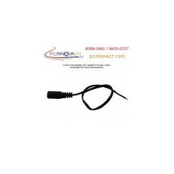 CONECTOR PUNTA HEMBRA ELECTRICIDAD PARA CABLE 