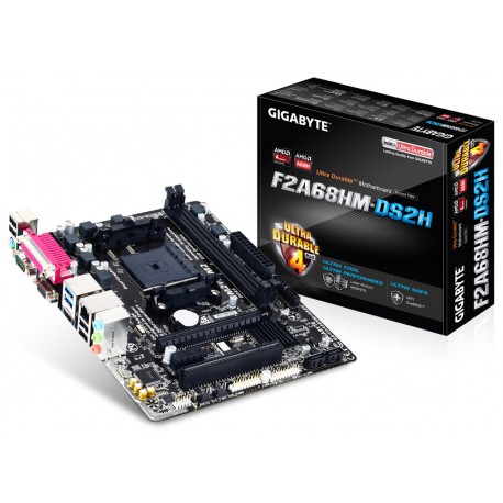 MICRO ATX GIGABYTE F2A68HM-DS2H (FM2+) MAX 64GB 2DDR3 PARA SERI HDMI